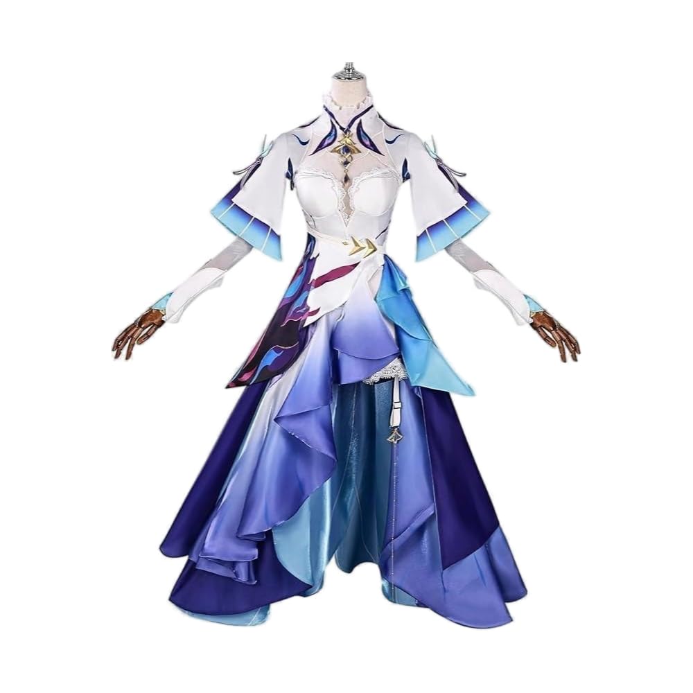 鳴潮/カンタレラ コスプレ衣装＋ウィッグ 女性Mサイズ Amazon.co.jp: 会社# M 髪飾り付き 鳴潮 カンタレラ コスプレ